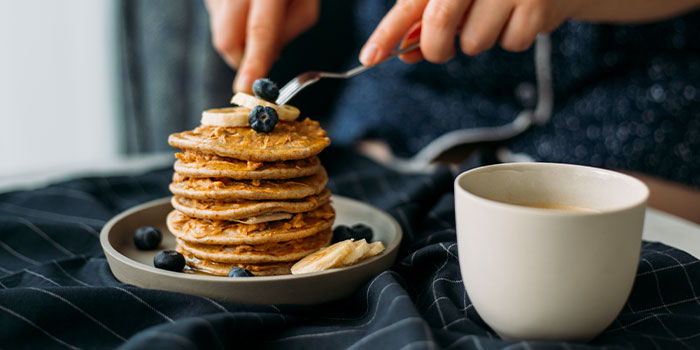 Pumpkin Spice Protein Pancakes