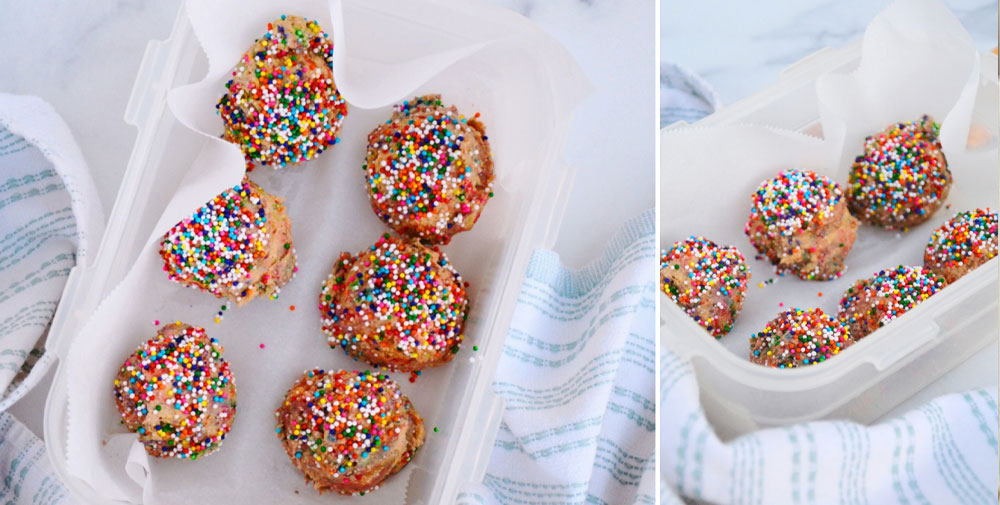 Funfetti Edible Cookie Dough Bites