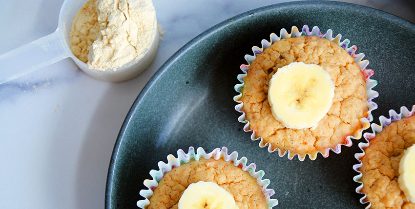 Vanilla Protein Muffins