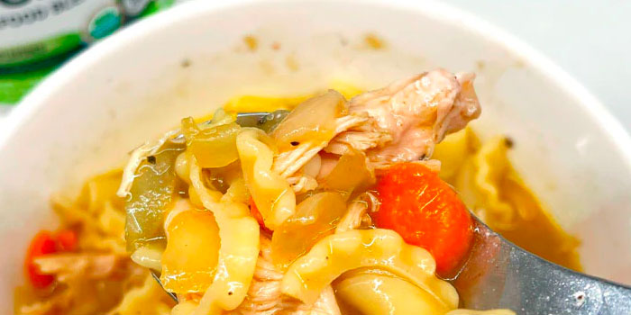 Chicken Noodle Soup With Organic Greens