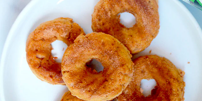 Apple Cider Protein Donuts