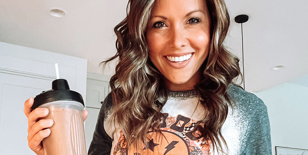 Mrs. Tatum’s Chocolate, Peanut Butter &amp; Banana Smoothie - Purely Inspired