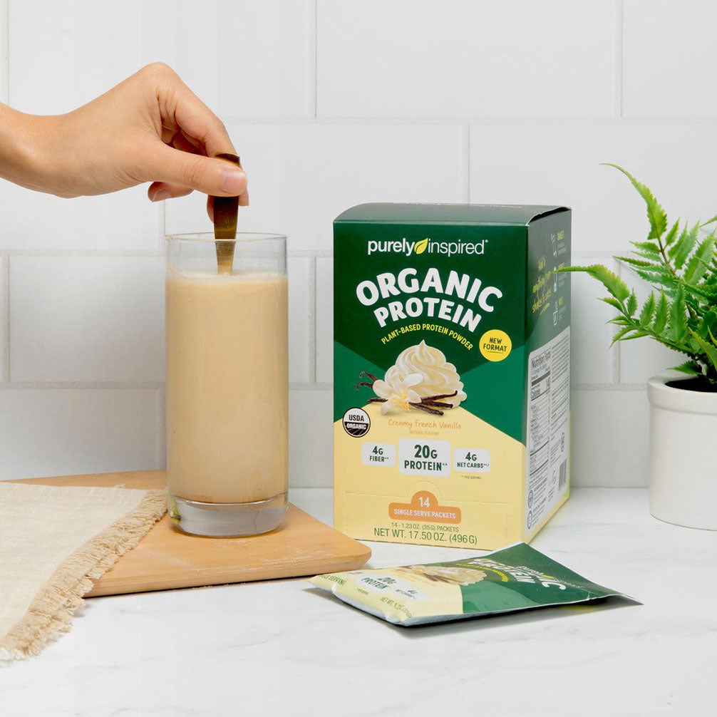 Purely Inspired Protein Nutritional Shake, French Vanilla - 1.5 lb canister